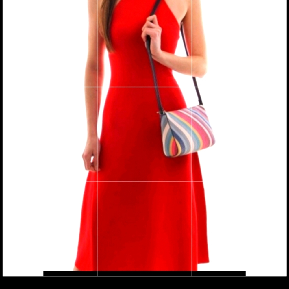 ❤NWT Polo Ralph Lauren Red Strappy Detail Dress❤
